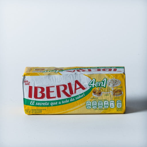 Margarina 4 en 1 Iberia 225 G caja con 9 piezas
