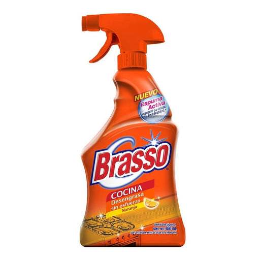 Limpiador líquido Brasso Gold cocina aroma naranja 650 ml