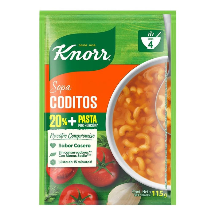 Sopa Knorr coditos 115g