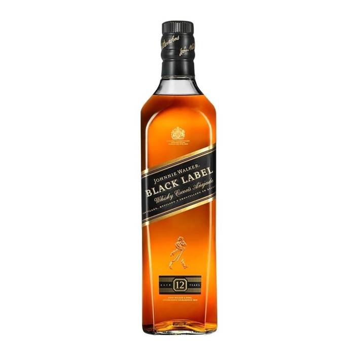 Whisky Johnnie Walker Black Label 12 años escocés añejado 750 ml