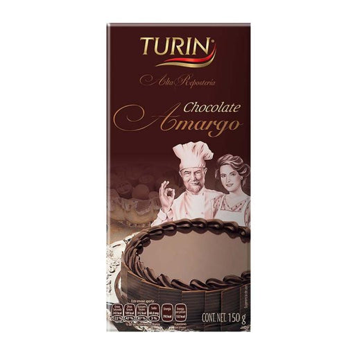 Chocolate Turin Sin Azúcar Amargo 1 Kg