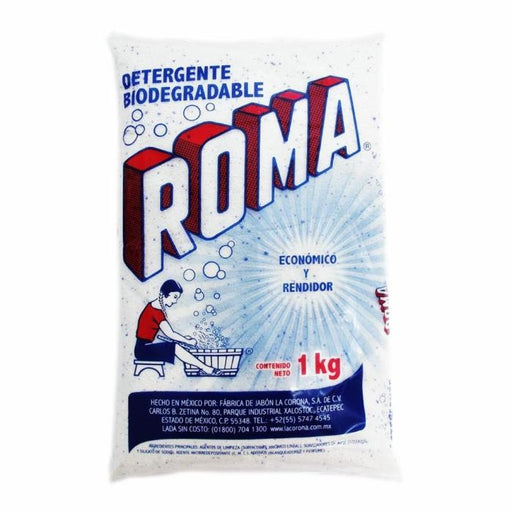 Detergente en polvo Roma multiusos biodegradable 1 kg