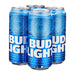 Cerveza importada Bud Light 4 latas de 473 ml c/u