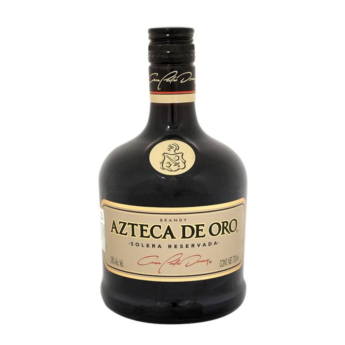 Brandy Azteca de oro Casa Pedro Domecq solera reservada 700 ml