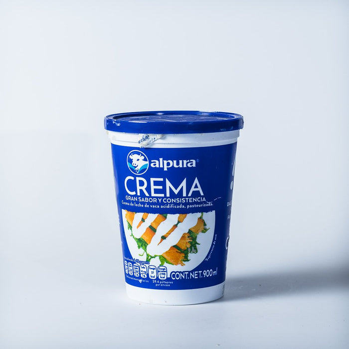Crema Alpura 900 ml caja con 12 piezas