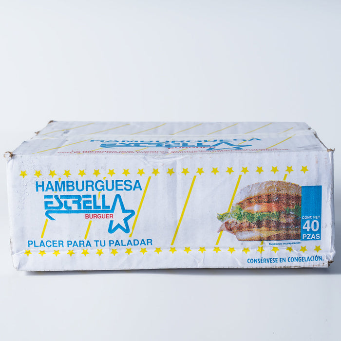 Hamburguesa Estrella 40 pzas