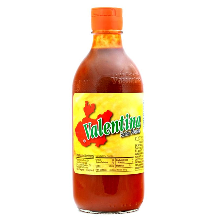 Salsa picante Valentina etiqueta Amarilla 370 G caja de 24