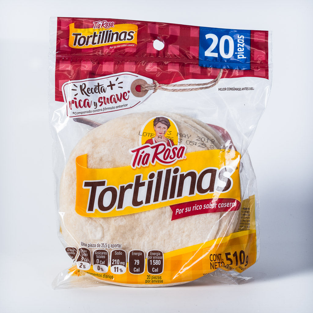 TORTILLINA TIA ROSA 510 GR 20 PZ — Click Abasto