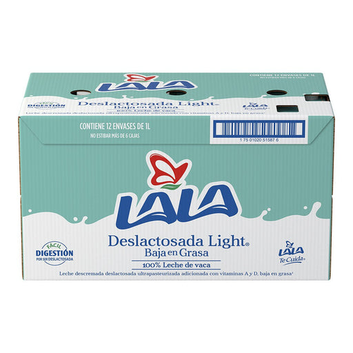 Caja de leche deslactosada light