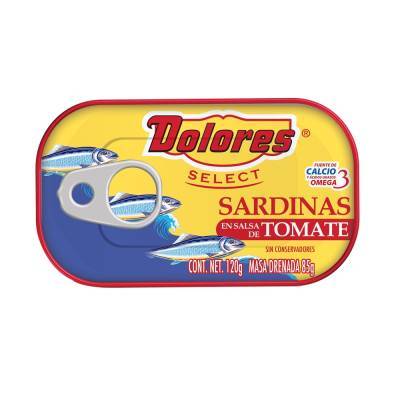 Enlatados Dolores sardina en salsa de tomate 120 g