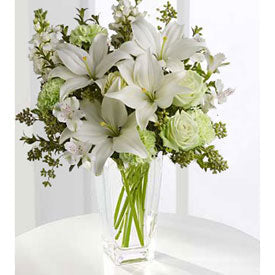 Flores variadas blancas