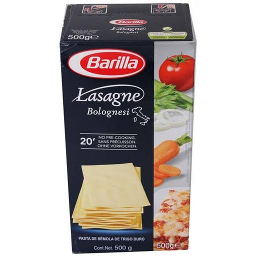 Lasagne Barilla 500 G caja con 12 piezas