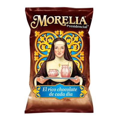 Chocolate Morelia 357 g caja con 24 piezas