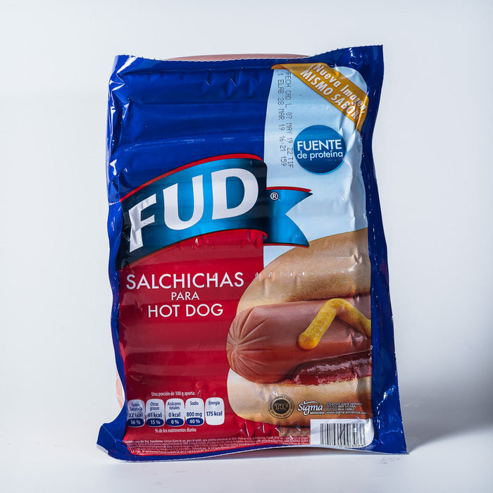 Salchicha para hot dog fud