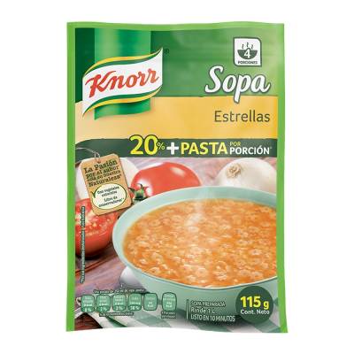 Sopa Knorr estrellas 115g
