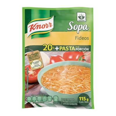 Sopa Knorr fideo 115g