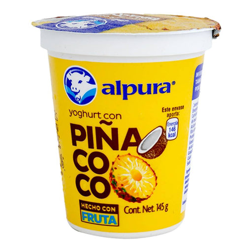 Yogurt alpura piña coco 145 g