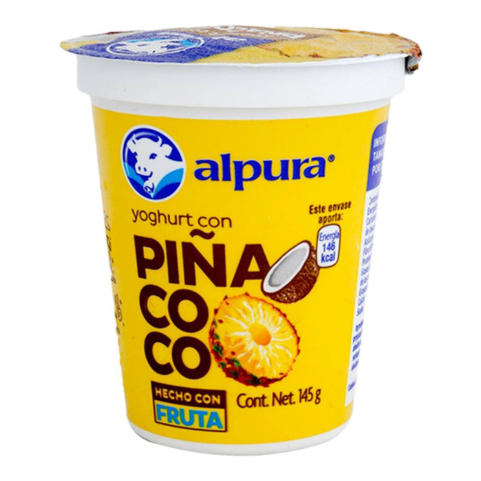 Yogurt alpura piña coco 145 g