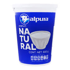 Yogurt Natural Alpura 900 G caja con 12